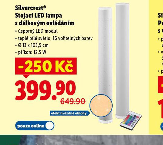 STOJAC� LED LAMPA S D�LKOV�M OVL�D�N�M