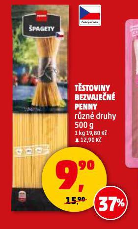 TĚSTOVINY BEZVAJEČNÉ