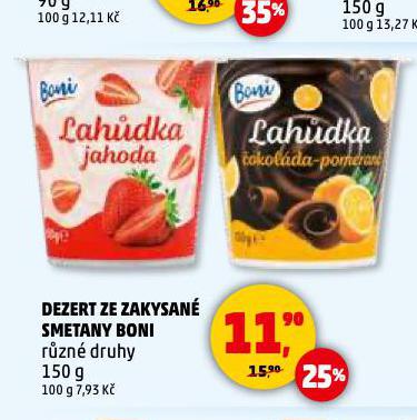 DEZERT ZE ZAKYSAN� SMETANY