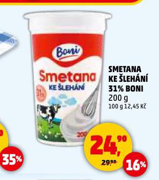 SMETANA KE ŠLEHÁNÍ