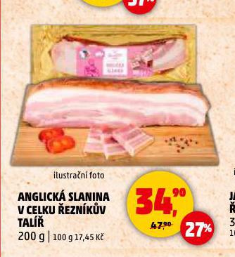 ANGLICKÁ SLANINA V CELKU