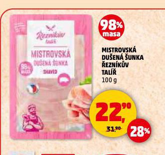 MISTROVSKÁ DUŠENÁ ŠUNKA