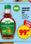JAVOROV� SIRUP MY BIO