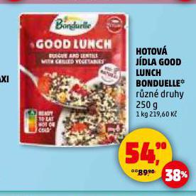 HOTOV� J�DLA GOOD LUNCH BONDUELLE