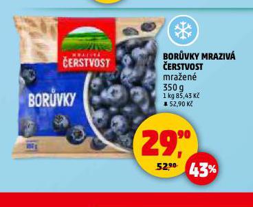 BORŮVKY MRAZIVÁ ČERSTVOST