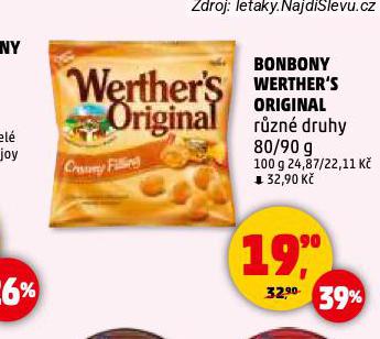 BONBONY WERTHER'S ORIGINAL
