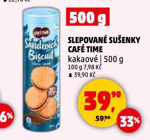 SLEPOVAN� SU�ENKY CAF� TIME