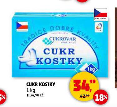 CUKR KOSTKY