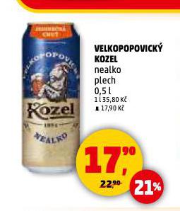 PIVO VELKOPOPOVICK� KOZEL NEALKO
