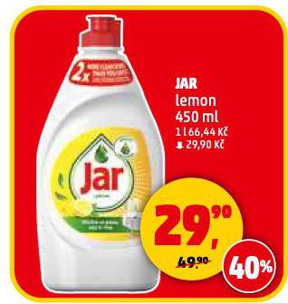 JAR PROSTŘEDEK NA MYTÍ NÁDOBÍ