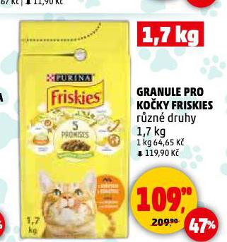 FRISKIES GRANULE PRO KOČKY