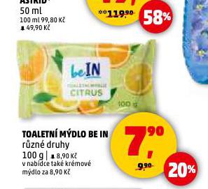 TOALETN� M�DLO BE IN