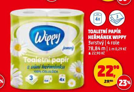 WIPPY TOALETN� PAP�R