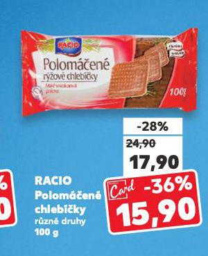 RACIO POLOMÁČENÉ CHLEBÍČKY