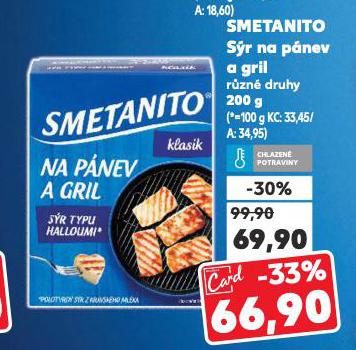 SMETANITO S�R NA P�NEV A GRIL