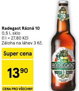 PIVO RADEGAST R�ZN� 10