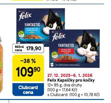 FELIX KAPSIČKY PRO KOČKY