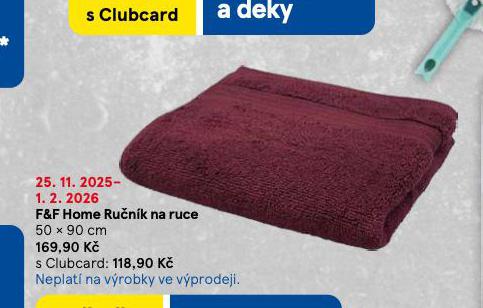 RUČNÍK NA RUCE