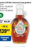 COUNTRY LIFE JAVOROV� SIRUP GRADE A