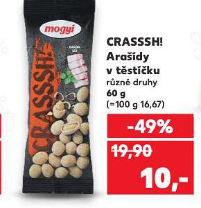 CRASSSH! ARAŠÍDY V TĚSTÍČKU