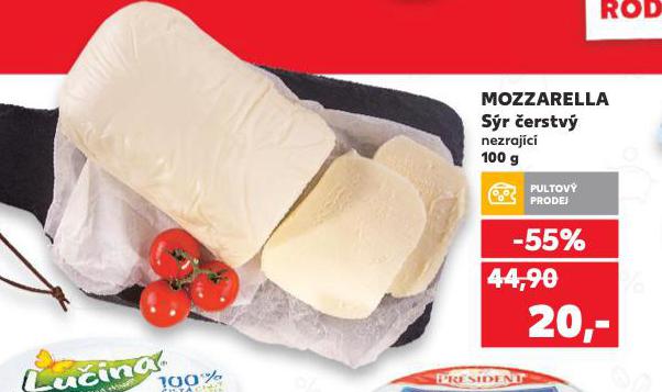MOZZARELLA SÝR ČERSTVÝ