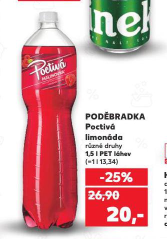 POD�BRADKA POCTIV� LIMON�DA