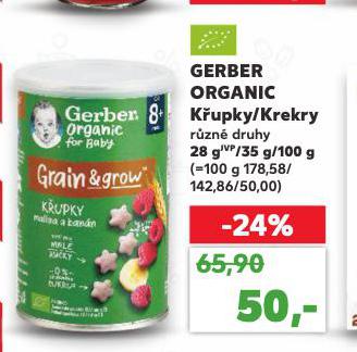 GERBER ORGANIC K�UPKY