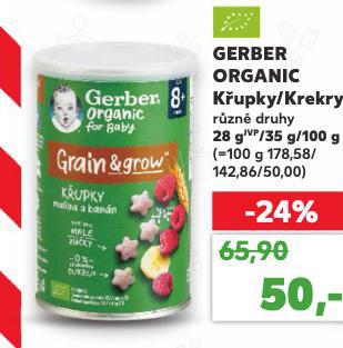 GERBER ORGANIC KREKRY