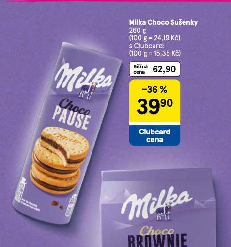 MILKA CHOCO SU�ENKY