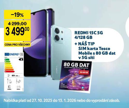 REDMI 15C 5G + SIM KARTA