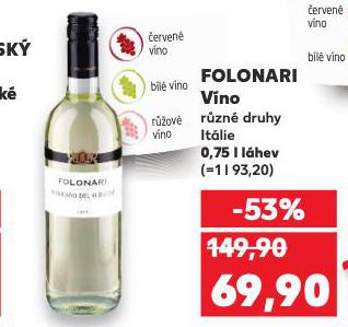 FOLONARI VÍNO