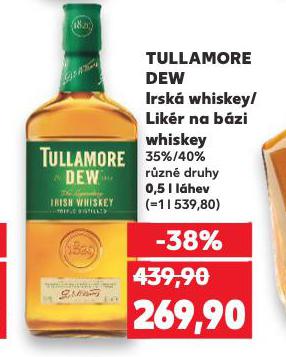 TULLAMORE DEW IRSK� WHISKEY