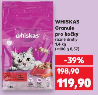 WHISKAS GRANULE PRO KO�KY