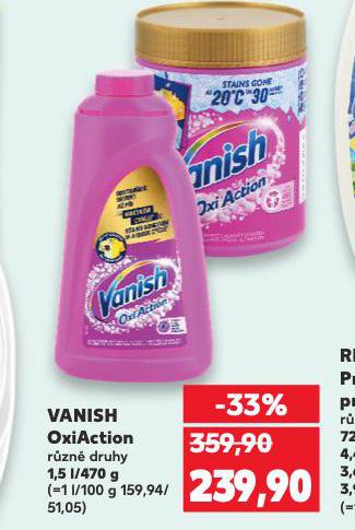 VANISH OXI ACTION