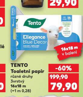 TENTO TOALETNÍ PAPÍR