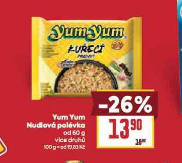 YUM YUM NUDLOV� POL�VKA