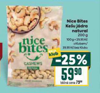NICE BITES KE�U J�DRA NATURAL