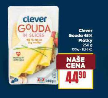 GOUDA 45% PL�TKY