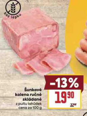 ŠUNKOVÉ KOLENO RUČNĚ SKLÁDANÉ