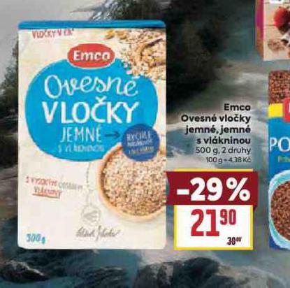 EMCO OVESN� VLO�KY JEMN�, JEMN� S VL�KNINOU