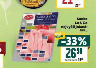 �UNKA LE&CO NEJVY��� JAKOSTI