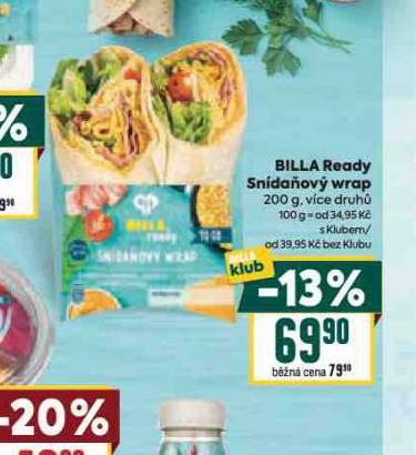 BILLA READY SN�DA�OV� WRAP