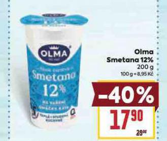 OLMA SMETANA 12%