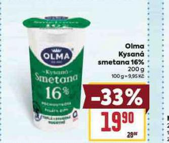 OLMA KYSAN� SMETANA 16%