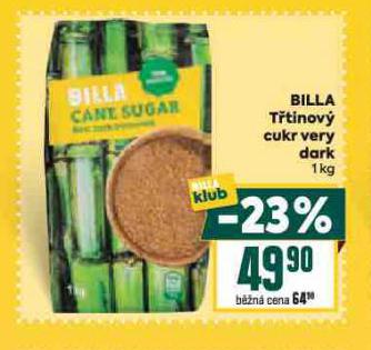 BILLA T�TINOV� CUKR VERY DARK