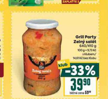 GRILL PARTY ZELN� SAL�T
