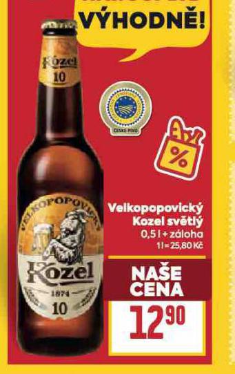PIVO VELKOPOPOVICK� KOZEL 10