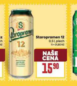 PIVO STAROPRAMEN 12