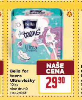 BELLA FOR TEENS ULTRA VLO�KY