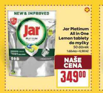 JAR PLATINUM ALL IN ONE LEMON TABLETY DO MY�KY